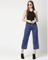 Shop Women's Blue Straight Fit Jeans