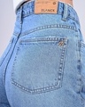 Shop Women's Blue Straight Fit Jeans-Full