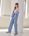 Shop Women's Blue Loose Fit Jeans