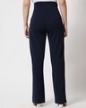 Shop Women's Blue Straight fit Trousers-Full