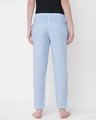 Shop Women's Blue Striped Lounge Pants-Design