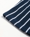Shop Women's Blue Striped Slim Fit Track Pants