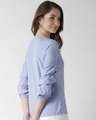 Shop Women's Blue Striped Top-Design