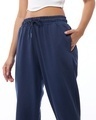 Shop Women's Blue Super Loose Fit Joggers