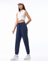 Shop Women's Blue Super Loose Fit Joggers