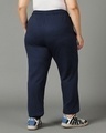 Shop Women's Blue Oversized Plus Size Joggers-Design