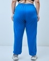 Shop Women's Blue Super Loose Fit Plus Size Joggers-Design