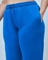 Shop Women's Blue Super Loose Fit Plus Size Joggers