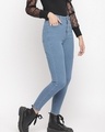 Shop Women's Blue Super Skinny Fit Jeans-Design