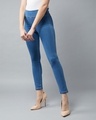 Shop Women's Blue Super Skinny Fit Jeggings