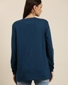 Shop Women's Blue Superior Graphic Printed Oversized T-shirt-Design