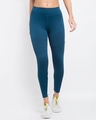 Shop Women's Blue Sweat Wicking Tights-Full