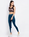 Shop Women's Blue Sweat Wicking Tights