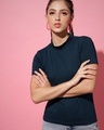 Shop Women's Blue T-shirt-Front