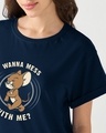 Shop Women's Blue Thug Jerry (TJL) Graphic Printed Boyfriend T-shirt