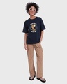 Shop Women's Blue Thug Jerry (TJL) Graphic Printed Oversized T-shirt-Design