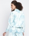 Shop Women's Blue Tie & Dye Jacket-Full