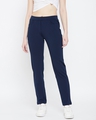 Shop Women's Blue Track Pants-Front