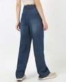 Shop Women's Blue Washed Baggy Straight Fit Jeans-Design