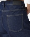 Shop Women's Blue Washed Barrel Fit Jeans