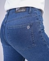 Shop Women's Blue Washed Skinny fit Jeans-Full