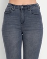 Shop Women's Blue Washed Skinny Fit Jeans