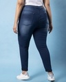 Shop Women's Blue Washed Slim Fit Jeans-Design