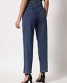 Shop Women's Blue Washed Straight Fit Jeans-Full