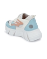 Shop Women's Blue & White Color Block Sneakers-Full