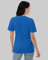 Shop Women's Blue Wondering Woman Graphic Printed Loose Fit T-shirt-Design