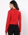 Shop Women's Bold Red Slim Fit Snug Top-Design