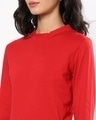 Shop Women's Bold Red Slim Fit Snug Top