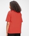 Shop Women's Red Oversized Plus Size T-shirt-Design