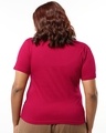 Shop Women's Bold Red Queen Bee Graphic Printed Plus Size T-shirt-Design
