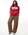 Shop Women's Bold Red Queen Bee Graphic Printed Plus Size T-shirt-Full