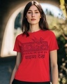 Shop Women's Bold Red Zodiac Pe Matja Graphic T-shirt-Front