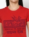 Shop Women's Bold Red Zodiac Pe Matja Graphic T-shirt