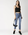 Shop Women's Boyfriend Fit High Rise Clean Look Cropped Jeans-Full
