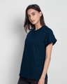 Shop Pack of 2 Women's Black & Blue Boyfriend T-shirt