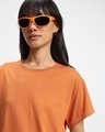 Shop Women's Orange Boyfriend T-shirt