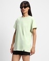 Shop Women's Green Boyfriend T-shirt-Design