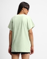 Shop Women's Green Boyfriend T-shirt-Full
