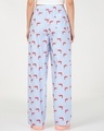 Shop Women's Blue All Over Printed Wide Leg Pyjamas-Design