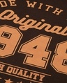 Shop Women's Brown 1948 Typography Oversized T-shirt