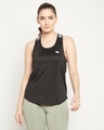 Shop Women's Black Activewear Tank Top-Front