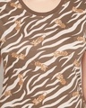 Shop Women's Brown All Over Giraffe Printed Nightsuit