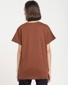 Shop Women's Brown Anti Poser Graphic Printed Boyfriend T-shirt-Design