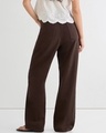 Shop Women's Brown Baggy Wide Leg Jeans-Design