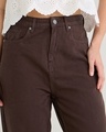 Shop Women's Brown Baggy Wide Leg Jeans