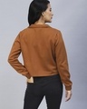 Shop Women's Brown Biker Jacket-Full